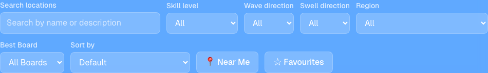 Filter controls showing search box and filter dropdowns
